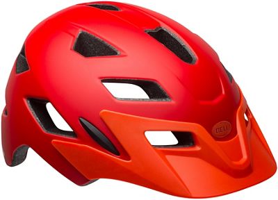 Bell Sidetrack Kids Helmet 2019 - Matte Red-Orange 20 - One Size, Matte Red-Orange 20